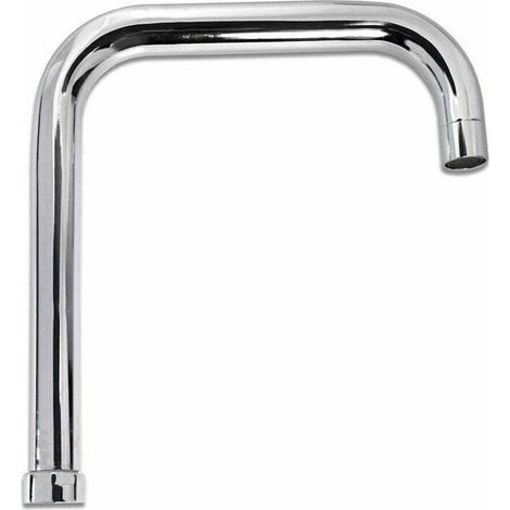 Ersatzauslauf für 26 cm lange, polierte Chrom-Küchenarmatur - (1/5)