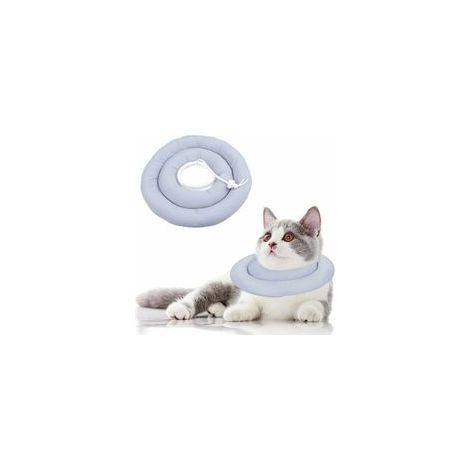 Collier De Récupération Chien Chat Collerette Chien Anti Léchage Collerette Chat Anti Grattage, Ajustable, Lavable, Convient Aux Chats Et Petits Chiens Accessorie Des Animaux(L) (1/5)