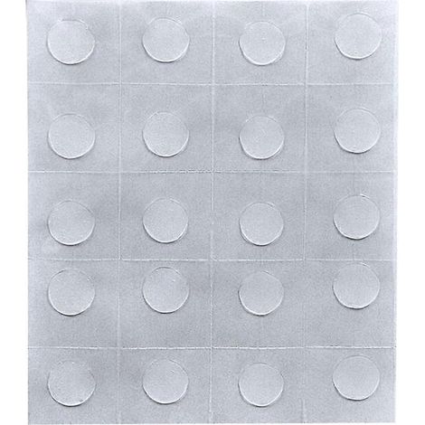 1000 pastilles adhésives transparentes double face, compatibles avec le ruban adhésif pour ballons, les albums de scrapbooking, les affiches, etc., pastilles adhésives rondes. (1/5)