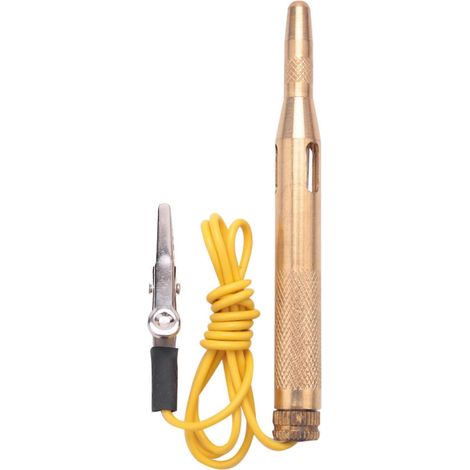 Testeur d'éclairage automobile 6V 12V 24V, testeur électrique automobile, stylo de réparation avec lampe témoin (1/4)