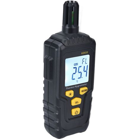 Digitales Anemometer mit LCD-Hintergrundbeleuchtung – Misst Windgeschwindigkeit, Temperatur und Luftfeuchtigkeit – KD830 Werkzeug (1/5)