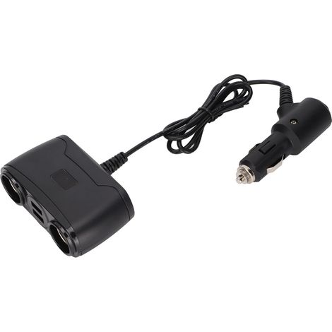 Dual-USB-120W-QC-3.0-Autoladegerät mit Digitalanzeige und Schalter – 2-in-1 (1/5)