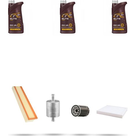 Kit tagliando 4 FILTRI e 3L OLIO compatibile con Fiat Punto Evo 1.4 57kw dal 2009 (1/5)