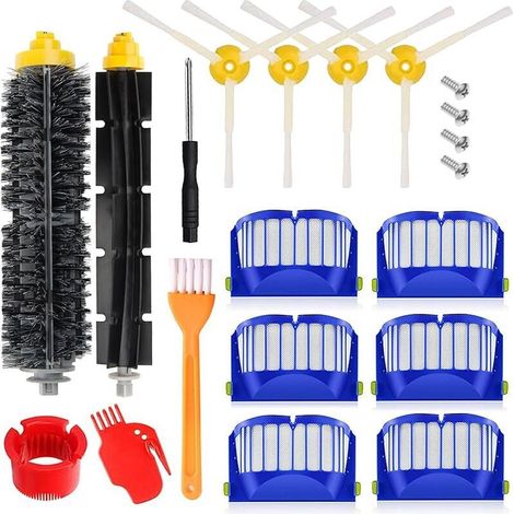 Accessoires Kit pour iRobot Roomba 600 604 605 606 610 612 614 615 616 620 621 626 627 630 631 632 639 640 650 651 660 669 670 671 672 675 676 680 681 685 687 689 690 691 692 694 696 697 698 (1/5)