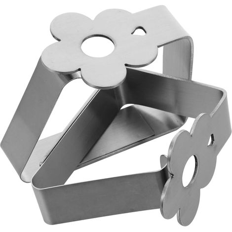 2 pinces nappe inox 3 cm – haute élasticité – anti-vent – pique-nique/dîner/mariage – table intérieure/extérieure (1/5)