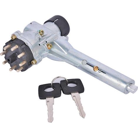 Contacteur d'allumage et cylindre de verrouillage de direction pour automobile avec 2 clés, compatible avec les camions essence W460 et W463, A0014621630 (1/5)