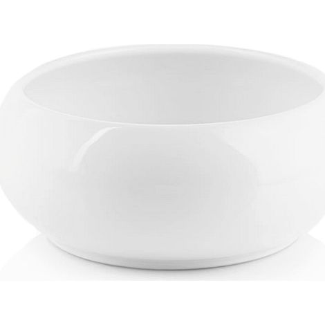 Keramik-Blumentopf mit Deckel, dekorative Schale, klassisches Weiß, 14 cm