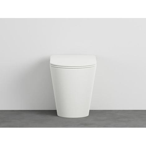 Wc scarico a pavimento mare rimless bianco lucido 54,5x37,5x42 senza sedile