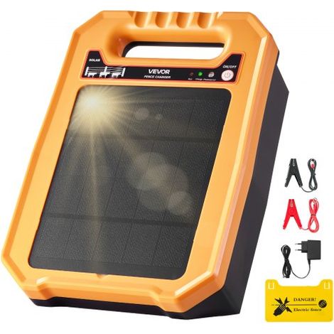 Chargeur de Clôture Électrique Solaire - 0 - 3 J Électrificateur (1/5)