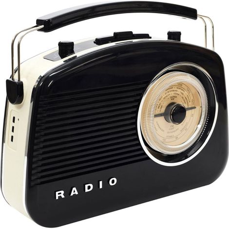 Enceinte 60's bluetooth Noire (1/2)