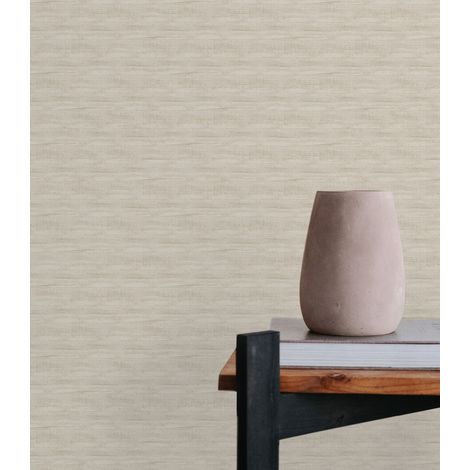 Papier peint intissé Tissage Samoia 1005 x 52cm Neutre (1/4)