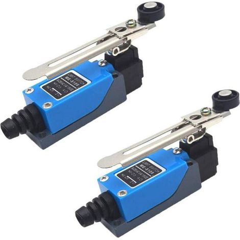 Interrupteur Limiteur Mécanique 2PCS ME-8108 Bras Long Ajustable NC-NO pour CNC Mill Laser Plasma Router