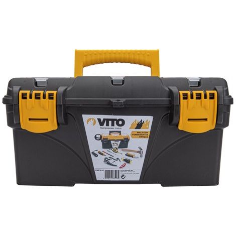 Caja herramientas VITO 16 plastico .C/11 pz. VIMFH11P (1/2)