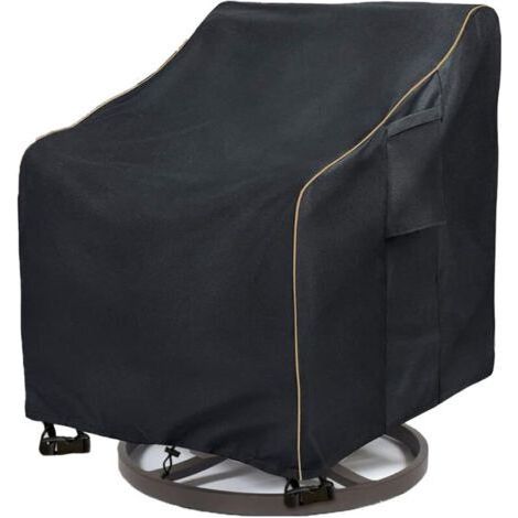 Waterproof and durable swivel lounge chair covers, rocking chair covers for outdoor furniture (84 x 89 x 98 cm) (1/4)