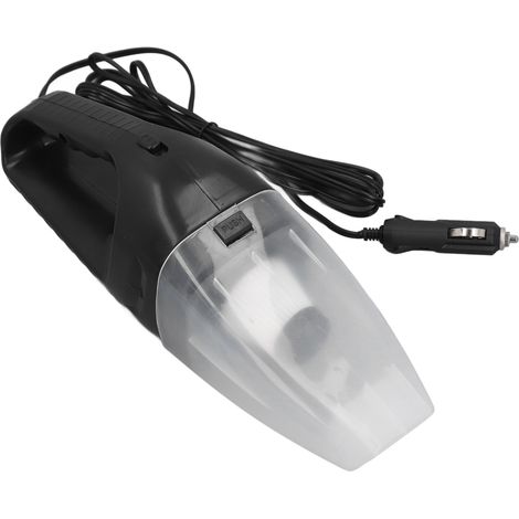 Aspirateur voiture 120W aspiration puissante faible bruit eau et poussière portable petit à main noir (1/5)