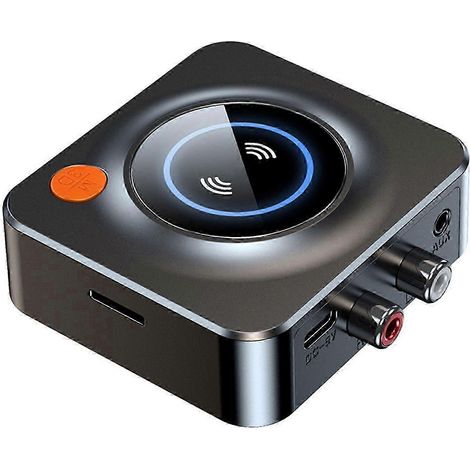 Adaptateur audio AUX 3,5 mm, lecteur de carte TF/USB RCA, microphone FM, émetteur-récepteur sans fil, écran LED (1/5)