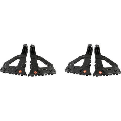 Due barre di supporto per paraurti anteriore (4F0807227 e 4F0807228) adatte ai modelli Audi A6, C6 e S6 degli anni 2005, 2006, 2007, 2008, 2009, 2010 e 2011.