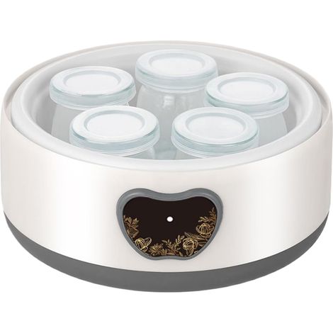 Yaourtière Électrique,Contrôle Ajustable du Temps et de la Température 1,2 L Appareil - Machine À Yaourt Automatique  pour Maison Cuisine Petit-déjeuner Collation Alimentation Saine