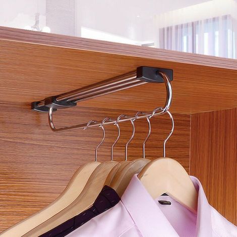 Portant à vêtements Self Porte-vêtements extractible pour armoire Longueur 350 mm (1/5)
