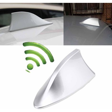 Antenne Aileron Requin AM/FM Etanche Argent (1/5)