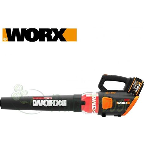 WG584E.9 - Soplador a batería de 20 V + 20 V