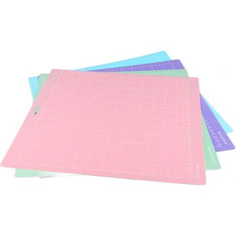 Lot de 4 planches de découpe auto-cicatrisantes 12 pouces, tapis de couture durable, protection de table, surface de coupe pour projets de bricolage et artisanat. (1/5)