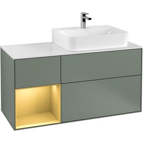 Villeroy & Boch G141HFGM Meuble sous-lavabo Finion G14 (1/2)