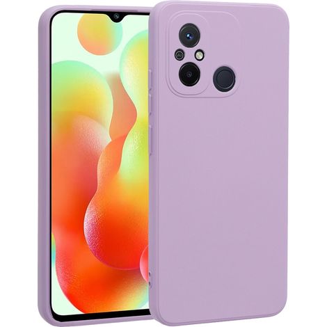 Coque pour Xiaomi Redmi 12C, en silicone léger, violette (1/5)