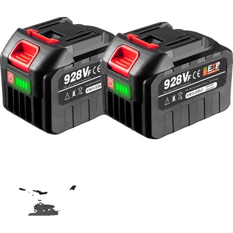 Batterie, Haute Capacité, Compatible avec Outils 18V, 2X4.5Ah-1 Chargeur (1/2)
