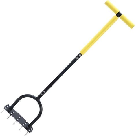 Aérateur De Gazon - Outil D'aération Pour Gazon Et Jardin,Scarificateur Jardin Ergonomique Pour Entretien Des Sols Et Aménagement Paysager (1/4)