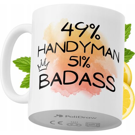 Mug humoristique pour bricoleur, avec un texte amusant et un design graphique original. Idéal pour les anniversaires, les fêtes et les occasions spéciales. Mug premium pour la maison, le bureau et le  (1/5)