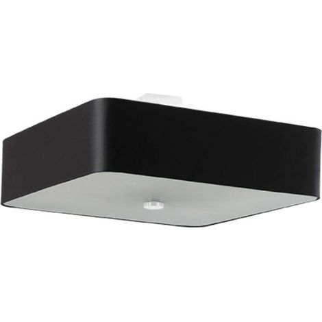 Deckenleuchte, quadratischer Lampenschirm, schwarz, 55 x 25 cm, lokko, 5 x E27, 15 W, SL.0826, Sollux Lighting (1/5)