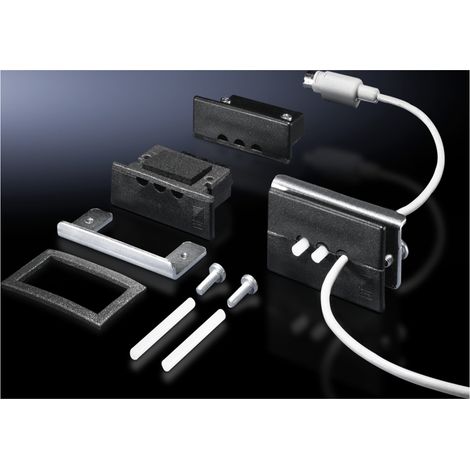 Rittal SZ 2400.500 Kabeldurchführungsplatte 3-fach Klemm-Ø (max.) 6 mm Kunststoff Schwarz (RAL 900
