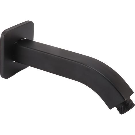 Rallonge de bras de douche en laiton, rallonge de pommeau de douche, décoration intérieure NPT pour salle de bain, noir