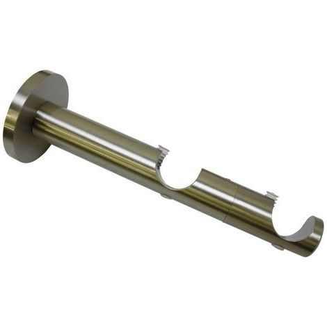 Gardinia Doppel-Kombiträger Chicago edelstahl, 14 cm, Ø 20 mm Gardinenstangen & Zubehör (1/5)