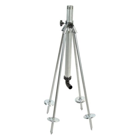 Columna trípode con puntas de aspersor fijas 5/4 h 100 cm Euroclamp