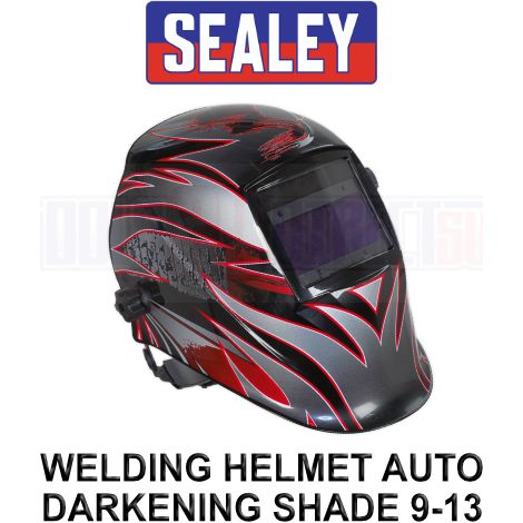 Sealey Auto Darkening Welding Helmet Shade 9-13 PWH600 (1/5)