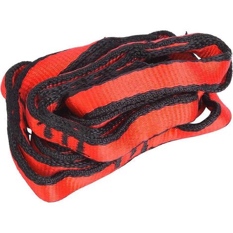 Corde en nylon 2024 avec boucle, sangle de suspension pour hamac de yoga, accessoire d'alpinisme et d'escalade, rouge (1/3)