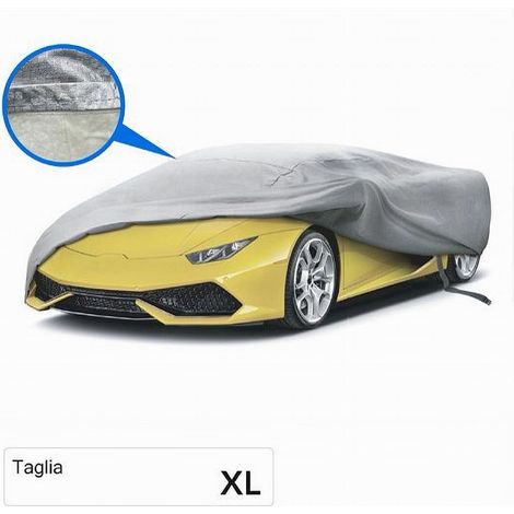 MaxTech - Copriauto Telo Impermeabile Auto Proteggi Sole Pioggia Neve Sporco Tg.xl Cop-aut-xl - (1/2)