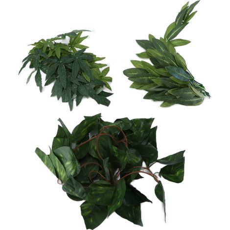 Plante artificielle décorative en rotin très réaliste pour aquarium (1/5)