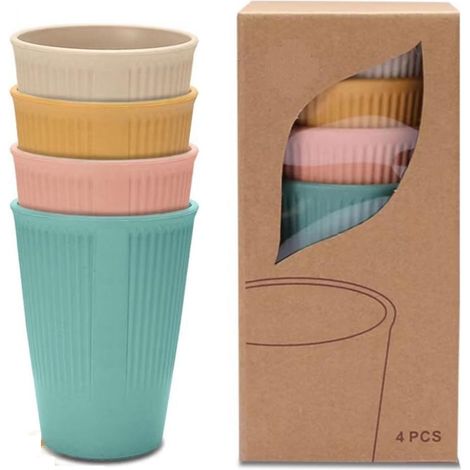 Gobelet incassable en polypropylène sain Yongheng pour adultes et enfants - Café, thé, lait, barbecues, pique-niques (1/5)