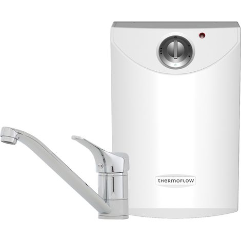 Boiler Warmwasserspeicher 10 L Untertisch steckerfertig mit Armatur Thermoflow
