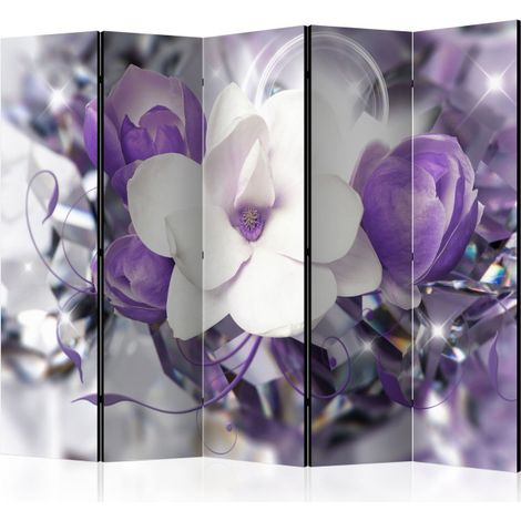 Paravent 5 Volets "Purple Empress" 172x225cm (1/2)