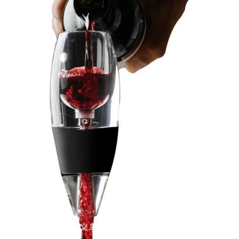 Aérateur de Vin - - Carafe Magique - Matériau AS - Design Contemporain - Noir (1/4)