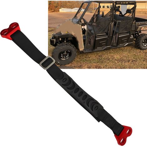 Pièces de modification pour motos tout-terrain, aluminium CNC, rouge, sangle de secours, sangle de remorque, sangle de remorque avant, rouge. (1/5)