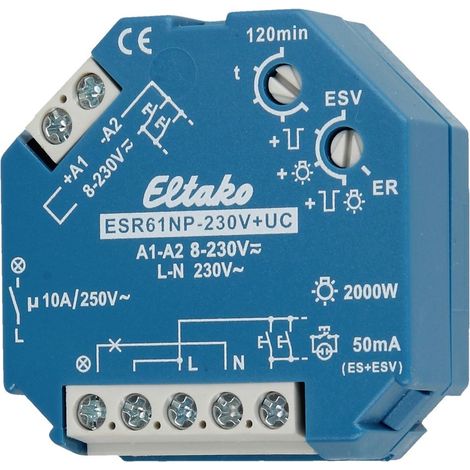 ELTAKO ESR61NP RELÉ DE IMPULSOS 8-230 V/UC