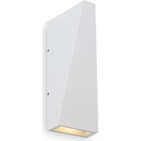 Lampada Da Parete Moderna Per Esterno Metallo Bianco Luce Led 6W Ip54 (1/4)