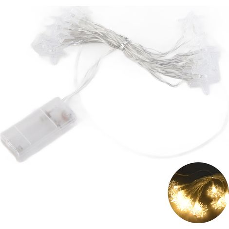 Guirlande lumineuse LED en forme d'étoile à cinq branches de 3 à 20 mètres, un ciel étoilé, décoration lumineuse créative pour les chambres, les chambres de filles et les chambres d'enfants, alimentée (1/5)