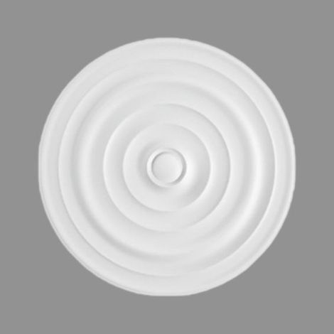 PROVISTON Stuckrosette Polystyrol Durchmesser 400 mm Weiß Deckenrosette (1/4)