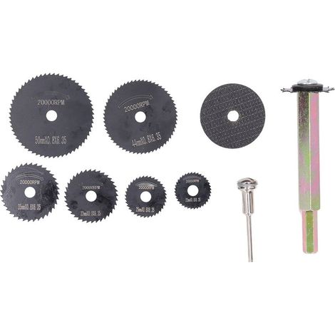 Scie à coupe interne PVC avec meule abrasive, coupe-tube plastique pour plomberie, lot de lames de scie circulaire (1/5)